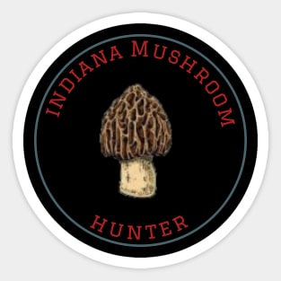 Indiana Mushroom Hunter Sticker